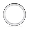 6mm Matt Zirconium And Silver Ring - R4911 Alternative Image