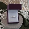 9ct White Gold Cubic Zirconia Crossover Ring - EXCLUSIVE - R5928 Alternative Image