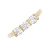 9ct Gold Cubic Zirconia Trilogy Ring - EXCLUSIVE - R5937 Alternative Image
