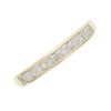 9ct Gold Cubic Zirconia Half Eternity Ring - EXCLUSIVE - R5941 Alternative Image