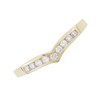 9ct Gold Cubic Zirconia Wishbone Ring - EXCLUSIVE - R5943 Alternative Image
