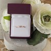9ct Rose Gold Cubic Zirconia Wishbone Ring - EXCLUSIVE - R5944 Alternative Image
