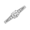 9ct White Gold Cubic Zirconia Ring - R5948 Alternative Image