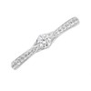 9ct White Gold Cubic Zirconia Ring - R5951 Alternative Image