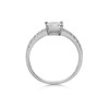 9ct White Gold Princess Cut Cubic Zirconia Ring - R5961 Alternative Image