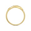 9ct Gold Cubic Zirconia Infinity Ring - R5968 Alternative Image