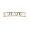 9ct Gold Cubic Zirconia Half Eternity Ring - R5975 Alternative Image