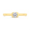 9ct Gold Cubic Zirconia Solitaire Ring - R5981 Alternative Image