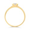 9ct Gold Cubic Zirconia Solitaire Ring - R5981 Alternative Image