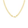 Aureus 9ct Bonded Gold On Sterling Silver Curb Chain - 18in - R60013 Alternative Image