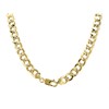 Aureus 9ct Bonded Gold On Sterling Silver Curb Chain - 22in - R6003 Alternative Image