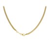 Aureus 9ct Bonded Gold On Sterling Silver Curb Chain - 18in - R6005 Alternative Image