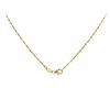 Aureus 9ct Bonded Gold On Sterling Silver Teardrop Crystal Necklace - R6012 Alternative Image