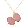 Aureus 9ct Bonded Gold On Sterling Silver Oval Locket And Chain - R6022 Alternative Image