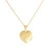 Aureus 9ct Bonded Gold On Sterling Silver Heart Locket And Chain - R6024 Alternative Image