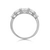 9ct White Gold Five Stone Cubic Zirconia Ring - R6107 Alternative Image