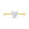 9ct Gold Cubic Zirconia Heart Ring - R6109 Alternative Image