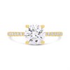 9ct Gold Cubic Zirconia Claw Set Ring - R6121 Alternative Image