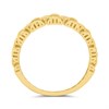 9ct Gold Brick Link Ring - R6130 Alternative Image