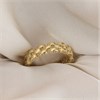 9ct Gold Brick Link Ring - R6130 Alternative Image