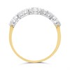 9ct Gold Two Colour Cluster Flower Ring - R6131 Alternative Image