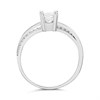 9ct White Gold Claw Set CZ Ring - R6142 Alternative Image