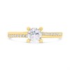 9ct Gold Claw Set Ring - R6144 Alternative Image