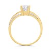 9ct Gold Claw Set Ring - R6144 Alternative Image