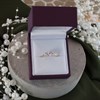 9ct Gold Cubic Zirconia Trilogy Ring - R6513 Alternative Image