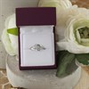 9ct White Gold Cubic Zirconia Wave Ring - R6519 Alternative Image