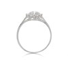 9ct White Gold Cubic Zirconia Cluster Ring - R6528 Alternative Image