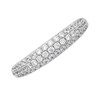 9ct White Gold Cubic Zirconia Band Ring - R6530 Alternative Image
