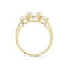 9ct Gold Cubic Zirconia Trilogy Ring - R6531 Alternative Image