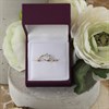 9ct Gold Cubic Zirconia Twist Cluster Ring - R6532 Alternative Image