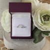 9ct White Gold Cubic Zirconia Twist Cluster Ring - R6533 Alternative Image