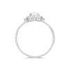 9ct White Gold Cubic Zirconia Cluster Ring - R6552 Alternative Image
