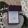 9ct White Gold Cubic Zirconia Cluster Ring - R6552 Alternative Image