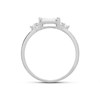 9ct White Gold Cubic Zirconia Ring - R6557 Alternative Image
