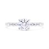 9ct White Gold Cubic Zirconia Ring - R6567 Alternative Image
