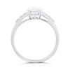 9ct White Gold Cubic Zirconia Ring - R6567 Alternative Image