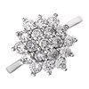 9ct White Gold Cubic Zirconia Cluster Ring - R6578 Alternative Image