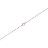 9ct Rose Gold Diamond Cut Cross And Chain - R6805 Alternative Image