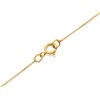 9ct Gold Open Heart Cubic Zirconia Necklace - R6913 Alternative Image