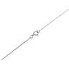 9ct White Gold Cubic Zirconia Heart Necklace - R6970 Alternative Image