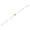 9ct Gold Two Colour Cubic Zirconia Teardrop Necklace - R6973 Alternative Image