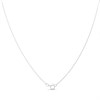 9ct White Gold Blue Topaz Teardrop Necklace - R7050 Alternative Image
