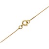9ct Gold Two Colour Crystal Oval Locket And Chain - R7212 Alternative Image