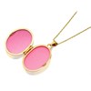 9ct Gold Scroll Oval Locket And Chain - R7241 Alternative Image