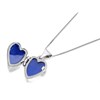 9ct White Gold Diamond Heart Locket And Chain - R7244 Alternative Image