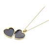 9ct Gold Heart Locket And Chain - R7252 Alternative Image
